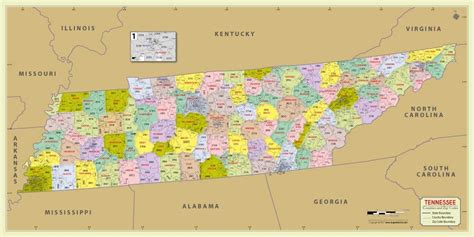 Benefits of Using MAP Map of Zip Codes in TN